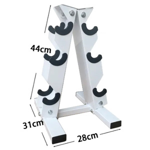 <b>Dumbbell</b> Rack Steel 5 Pair Heavy Duty Home Gym Fitness Equipment Storage <b>Stand</b> - Product Image 3