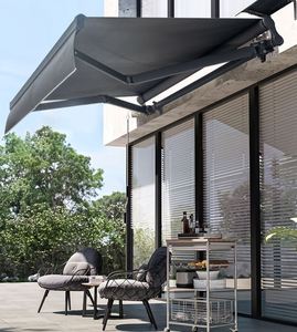 Tùy chỉnh nhôm có thể thu vào mái hiên tối đa 3.5m chiếu với cánh tay gấp cơ giới điện PVC buồm cắm trại ban công sử dụng - Product Image 4