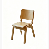 Chaise pour enfants en bois massif Montessori pour la maternelle et la petite enfance, mobilier de classe de la maternelle, provenant du Shandong