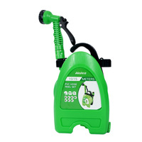 Plastique Mini Portable PVC Jardin Petit Tuyau D'eau Ensemble Tuyau D'eau De Jardin avec 7 Fonction Pistolet À Eau