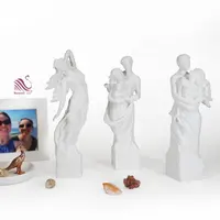 Suanti कस्टम होटल मूर्ति रोमन लक्जरी आदमी औरत शरीर प्रतिमा आधुनिक सजावट कला मूर्तियां घर सजावट राल मूर्तिकला