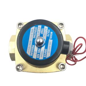 2英寸黄铜电磁阀2W500-50型常闭2路空气油水阀产品 - Product Image 3