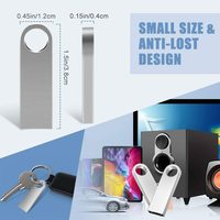 Vente en gros Mini clé USB 3.1 en métal Capacité de 4 Go à 128 Go Nouvelle clé USB 3.0 avec emballage dans une boîte-cadeau