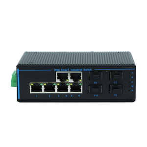 Switch Industrial WEB NMS de Alta Calidad y Bajo Precio, Gigabit, 4 Puertos Ópticos, 6 Puertos Eléctricos SFP, Compatible con Port Mirroring y ERPS - Product Image 6