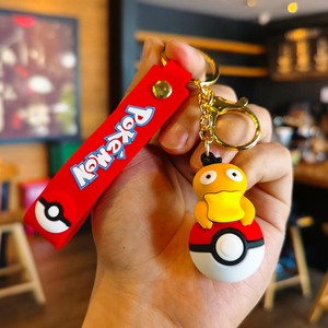 QY Cute 3D PVC Anime Character Keychain Cartoon Figure Pendant <b>Bag</b> <b>Charm</b> Collectible Gift for Kids and Fans - Product Image 2