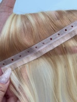 Extensions de cheveux humains en PU injecté, trame papillon, bruts, double tirage, invisibles, micro-perles, pour salon, usine OEM, vente en gros
