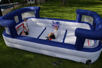 Terrain de Hockey Gonflable Personnalisé, Mini-Patinoire de Hockey sur Air, Zone de Hockey Gonflable, Patinoire pour Mini-Hockey