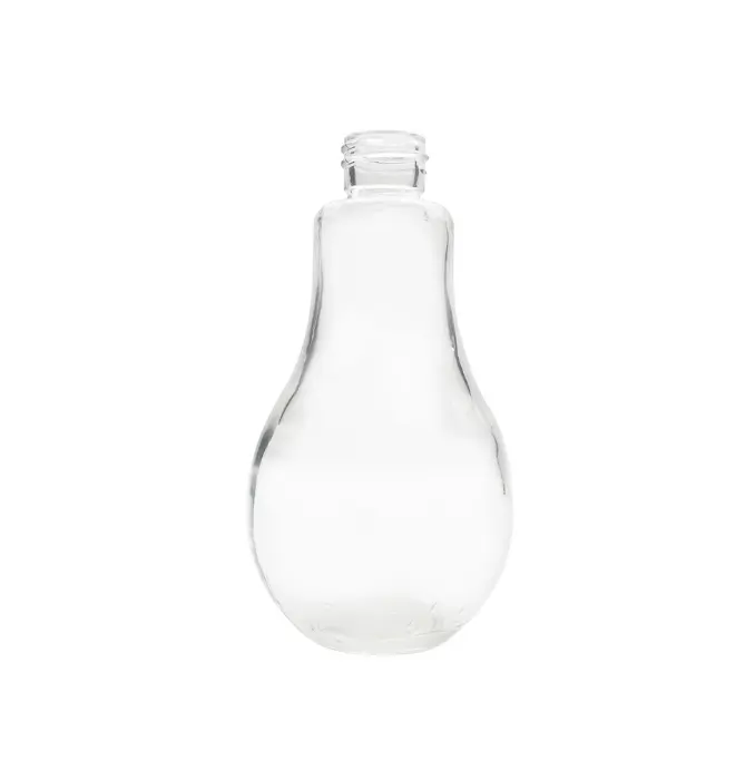 New bulb design free sample glass bottle for juice
