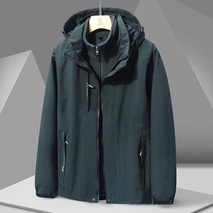 Blouson de moto trois-en-un pour couples, coupe longue, coupe-vent, imperméable, idéal pour l'hiver, les sports de plein air, confortable et tendance - Product Image 2