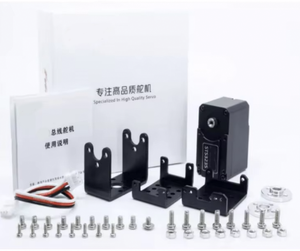 OEM High Voltage 35kg Steel <b>Gear</b> Full CNC Brushless RC HV Servo 360 Degree Controllable Magnetic Encoder Digital Servo Motor - Product Image 6