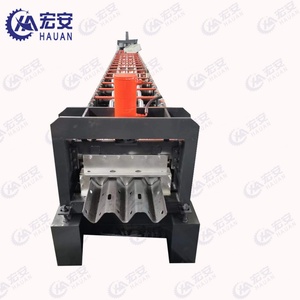 รั้วกั้นทางหลวงคุณภาพสูงแบบอัตโนมัติควบคุมด้วย PLC รุ่นสามคลื่นความเร็วสูง โครงสร้างอะลูมิเนียมอัลลอยด์ พร้อมเกียร์บ็อกซ์ - Product Image 2