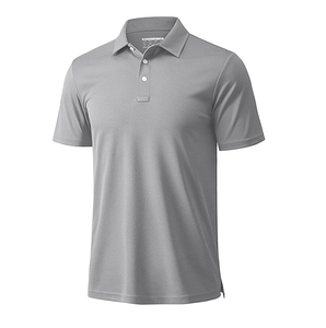 Premium Quality Men Casual <b>Polo</b> <b>Shirt</b> Solid Color Short Sleeve 3 Buttons Breathable Minimalist Summer Top from Vietnam - Product Image 1