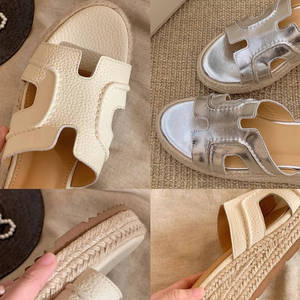 Sandales compensées d'été pour femmes à plateforme, bout ouvert et design ajouré, idéales pour la plage décontractée et les activités quotidiennes en extérieur - Product Image 4