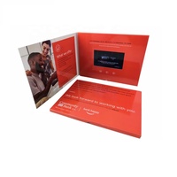 La Chine offre LCD vidéo Brochure carte numérique vidéo livre impression Brochure pour la publicité