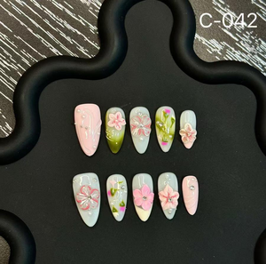 Soldes Exceptionnelles : Faux Ongles Faits Main à Coller avec Colle – Ongles de <span class=keywords><strong>Luxe</strong></span> pour Filles, Vente en Gros, Remise sur Quantité, Nail Art Personnalisé - Product Image 1