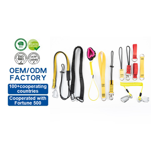 टिकाऊ रंग ब्रेएडेड कोइल सुरक्षा लेनियर्ड क्लिप के साथ दो रंग ppe ब्रेएडेड सुरक्षा लायनर्ड - Product Image 2