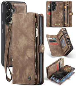 Étui en cuir multifonction <span class=keywords><strong>Caseme</strong></span> avec cordon, pochette rabattable pour Samsung Galaxy A57/A56/A17/A16/S26/S26 Ultra, housse détachable 2 en 1 - Product Image 6