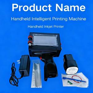 ハンドヘルドインクジェットプリンター/ハンドヘルドインクコーディングマシン ポータブルインクジェットマーキングマシン 衣類タグ日付印字用洗濯可能なインク - Product Image 2