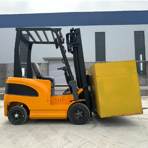 รถยกไฟฟ้าขนาดเล็ก 2 ตัน พร้อมแบตเตอรี่ลิเธียม  แบบยกได้  พร้อมที่หนีบ  ระบบขับเคลื่อน 4 ล้อ  ยางตัน - Product Image 1