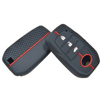 Housse de protection pour clé de voiture, en silicone lisse, compatible avec Toyota Rav4 Corolla Camry Hilux, accessoires de voiture, housse de clé