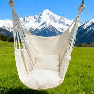 Sedia sospesa in tela best-seller transfrontaliero, altalena a cesto da esterno, <span class=keywords><strong>amaca</strong></span> per dormitorio universitario, per interni, per adulti - Product Image 1