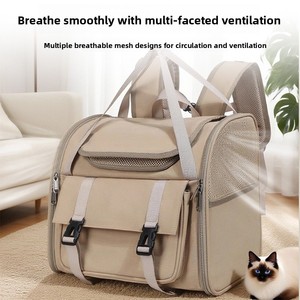 Borsa Trasportino per Gatti Oxford Personalizzata, Zaino Espandibile Portatile per Gite e Viaggi in Auto, per Cani e Gatti di Piccola Taglia con Capacità Superiore a 7kg - Product Image 4