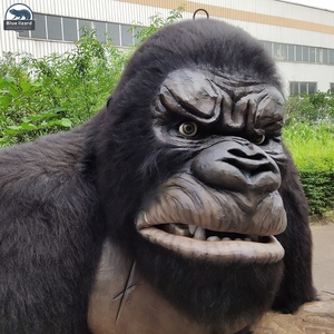 Zigong Thằn Lằn Xanh Sản Phẩm Phổ Biến Nhất Mô Phỏng Động Vật Gorilla Animatronic Kingkong Mô Hình - Product Image 4