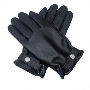 Gants de ski pour homme en cuir véritable de peau de mouton, compatibles écran tactile, chauds, épais, longueur opéra, résistants au froid, détection de la chaleur, personnalisables - Product Image 6
