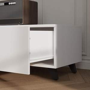 Meuble <span class=keywords><strong>TV</strong></span> et armoire de rangement en bois écologique moderne avec montage facile <span class=keywords><strong>pour</strong></span> salon et chambre à coucher, convient aux téléviseurs de 65 pouces - Product Image 6