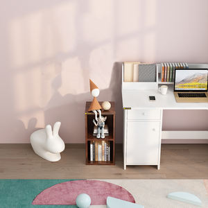 YQ JENMW Petite bibliothèque <span class=keywords><strong>de</strong></span> haute qualité <span class=keywords><strong>de</strong></span> couleur bois antique, armoire <span class=keywords><strong>de</strong></span> rangement <span class=keywords><strong>de</strong></span> salon simple, support <span class=keywords><strong>de</strong></span> rangement <span class=keywords><strong>de</strong></span> <span class=keywords><strong>maison</strong></span> <span class=keywords><strong>de</strong></span> <span class=keywords><strong>location</strong></span> - Product Image 4