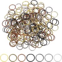 Accessoires de bijoux DIY : Anneaux de jonction (ouverts/fermés), fermoirs mousquetons, chaînes d'extension, matériaux pour colliers - Métal