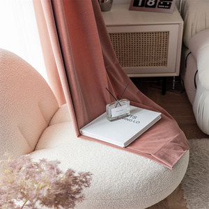 ม่านปาร์ตี้กันน้ำกลางแจ้ง,ผ้าม่านนอร์ดิกสำหรับออฟฟิศทันสมัยมาคราเม่ผ้าม่านสีชมพู - Product Image 4