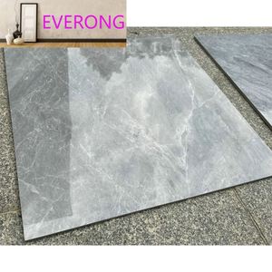 Carrelage mural en porcelaine émaillée effet marbre 600x600x8 ou 9mm pour murs intérieurs de maison, salon, hôtel, format 600x1200 - Product Image 4