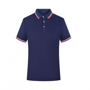 Polo en tricot pour homme à manches courtes avec col rayé contrastant, polo décontracté pour affaires, logo personnalisé, uniforme - Product Image 6