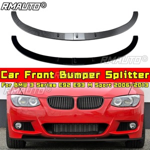 สปลิตเตอร์กันชนหน้าสำหรับ BMW ซีรีส์ 3 E92 E93 M Sport ดิฟฟิวเซอร์ลิป สำหรับ BMW ซีรีส์ 3 E92 E93 M Sport ปี 2006-2013 อุปกรณ์ตกแต่งรถยนต์ - Product Image 1