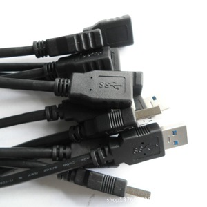 Lung Kay <b>Usb</b> Extension <b>Cable</b> Am <b>To</b> Af 1m Black Copper Wire Data Connection <b>Cable</b> For Computer - Product Image 5
