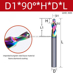 Сверло ступенчатое с фаской CHAJANE, двухступенчатое, для стальных отверстий M3-12M, 1.<span class=keywords><strong>3</strong></span>-6.5мм, 75мм, для ручных и электроинструментов - Product Image 4