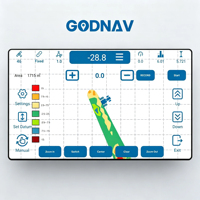 Système de nivellement automatique des terres PC800 GNSS CORS, synchronisation différentielle multi-machines RTK, niveleur de terrain pour tracteurs agricoles de grande envergure