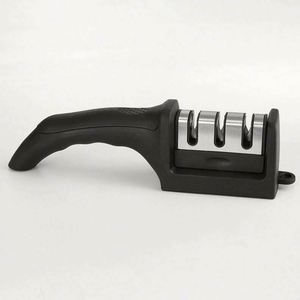 Black 3-Stage <b>Tungsten</b> & Ceramic Eco-Friendly Coarse Grit Kitchen Knife Sharpener - Product Image 5
