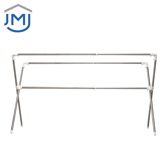Hot Sale X Type Stainless Steel Collapsible Large Garment Clothes Drying Rack Hanger