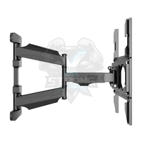 Braket TV Lengan Ganda Gerak Penuh 90 °   Rotasi Layar Vertikal Cocok untuk 37-70 Layar Digital Signage Siaran Langsung Langsung dari Pabrik