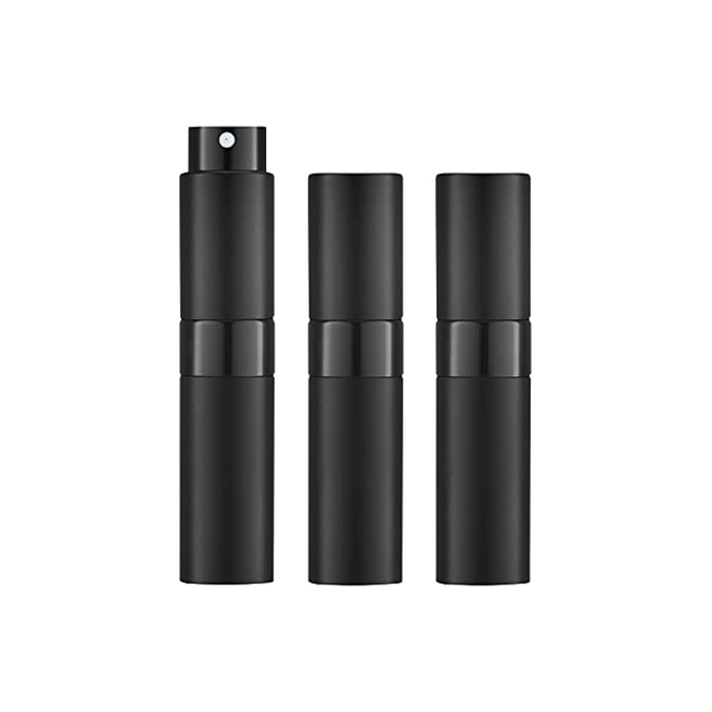 Portable Mini Recyclable Aluminum 5ml Perfume Atomizer for Travel Cosmetic Customizable Perfume Refill Bottle