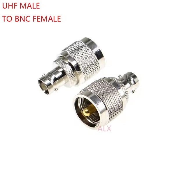Pl259 Uhf Male Plug To Bnc Female Jack Rf Coaxial Coax Adapter Connector