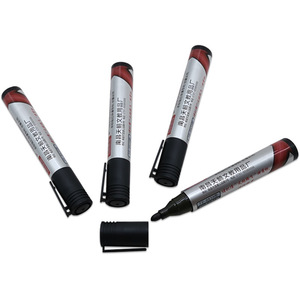 ปากกามาร์กเกอร์ชนิดน้ำมัน สีดำ หมึกถาวร เขียนเส้นเล็ก ลายเซ็น - Product Image 2