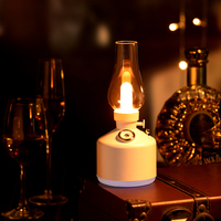 Mini lanterne Led créative rétro de 280ml, lampe d'aromathérapie au kérosène, humidificateur d'air pour la maison
