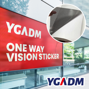 Kích thước nhỏ PVC tự dính một cách tầm nhìn Vinyl Nhãn dán cửa sổ phim - Product Image 4