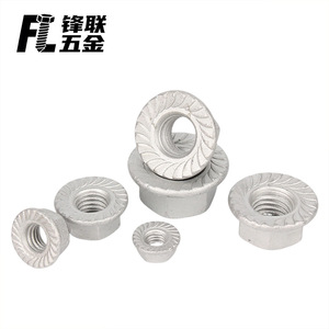 Tuercas de Brida Fenglian Dacromet Grado 10 M4 M5 M6 M8 M10 M12 M14 M16 de Acero al Carbono con Bloqueo para Uso en Construcción - Product Image 4