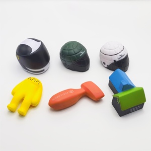 Promotional Custom Shape Stress Toys PU Foam Squeezable Custom Stress Relief Toys Imprint Logo Advertising - Product Image 2