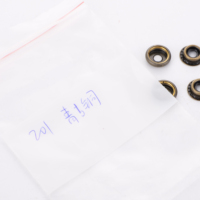 Boutons-pression en laiton sans nickel écologiques, sans plomb, pour vêtements de bébé et vêtements pour enfants