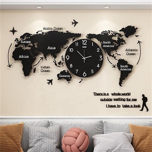 Decorazioni murali nordiche di <span class=keywords><strong>grandi</strong></span> dimensioni <span class=keywords><strong>per</strong></span> la casa orologio <span class=keywords><strong>da</strong></span> <span class=keywords><strong>parete</strong></span> moderno di lusso 3D <span class=keywords><strong>da</strong></span> <span class=keywords><strong>parete</strong></span> - Product Image 1